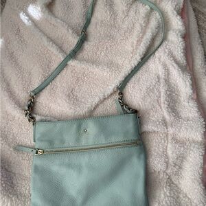 kate spade Mint Green Leather Crossbody Bag